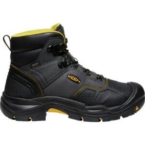 KEEN MENS LOGANDALE USA 6" steel toe work boots NEW waterproof width wide EE